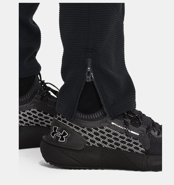 Siyah Erkek UA Ottoman Fleece Tapered Eşofman Altı