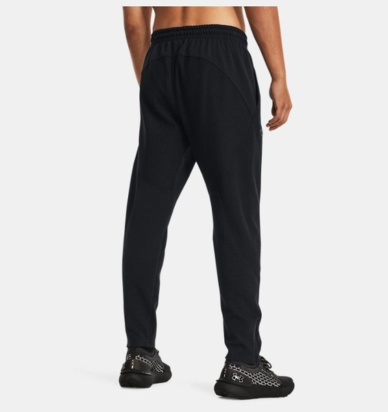 Siyah Erkek UA Ottoman Fleece Tapered Eşofman Altı