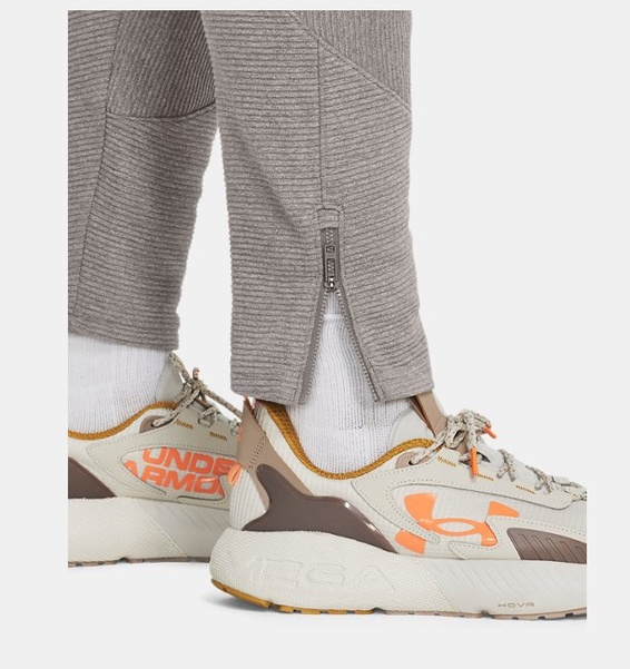 Gri Erkek UA Ottoman Fleece Tapered Eşofman Altı