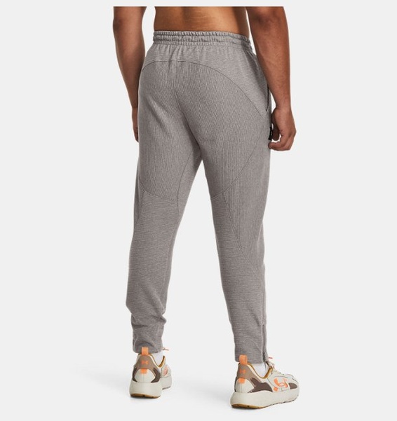 Gri Erkek UA Ottoman Fleece Tapered Eşofman Altı