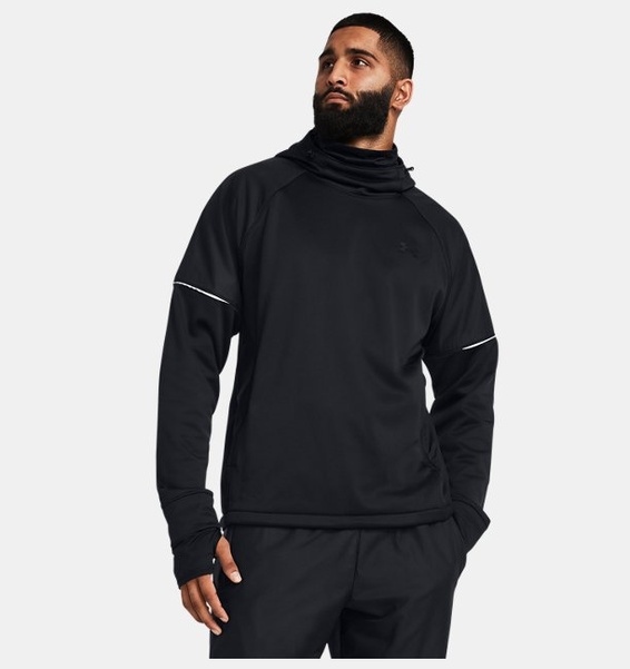 Siyah Erkek UA Storm Armour Fleece® Kar Maskeli Sweatshirt