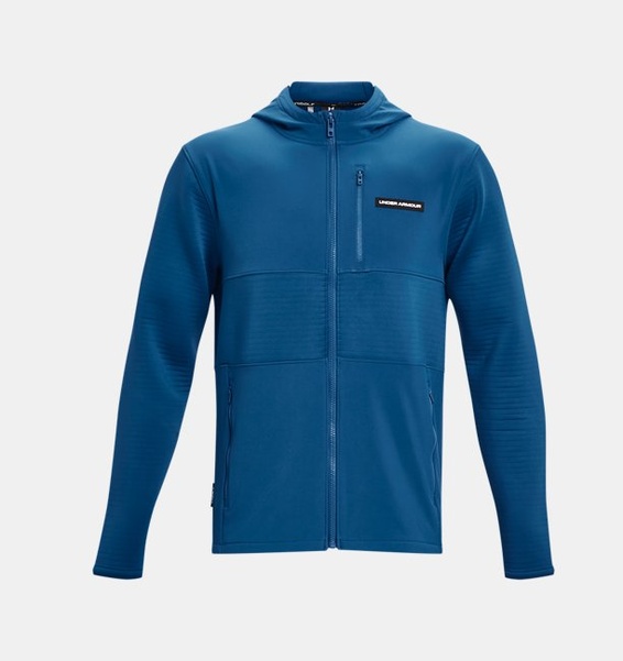 Yeşil Erkek UA Storm Daytona Tam Boy Fermuarlı Sweatshirt
