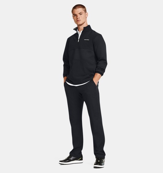 Siyah Erkek UA Storm Daytona ½ Fermuarlı Sweatshirt