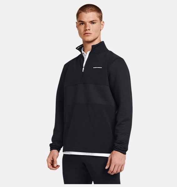 Siyah Erkek UA Storm Daytona ½ Fermuarlı Sweatshirt