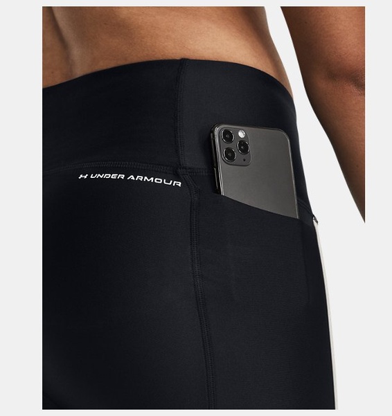 Siyah Kadın Project Rock All Train HeatGear® Bilekte Tayt