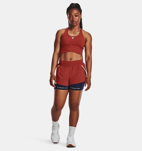 Kırmızı Kadın Project Rock Esnek Dokuma Leg Day Şort