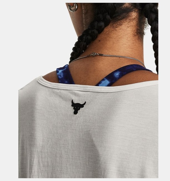 Gri Kadın Project Rock Completer Deep V T-shirt