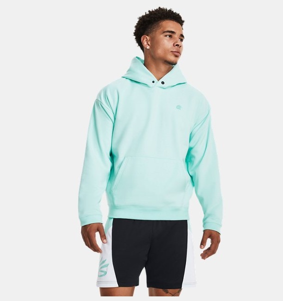 Turkuaz Erkek Curry Greatest Kapüşonlu Üst