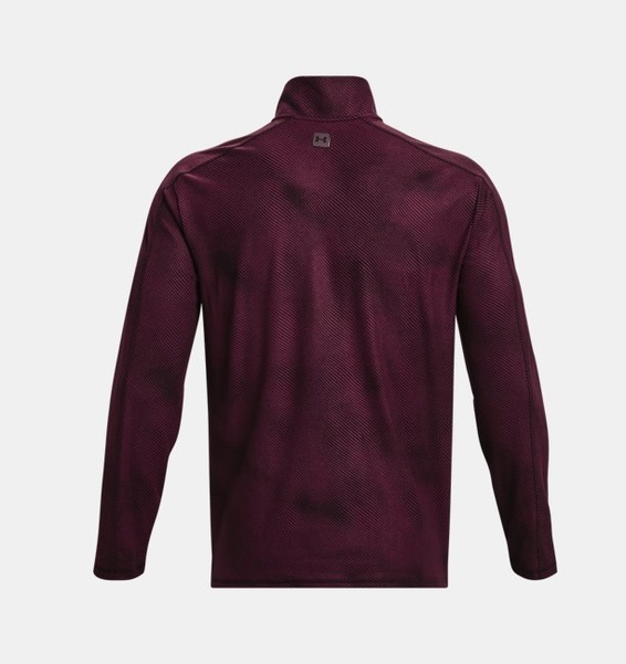 Bordo Erkek UA Meridian Baskılı ¼ Fermuarlı Sweatshirt