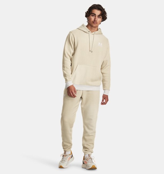 Vizon Erkek UA Essential Fleece Kapüşonlu Üst