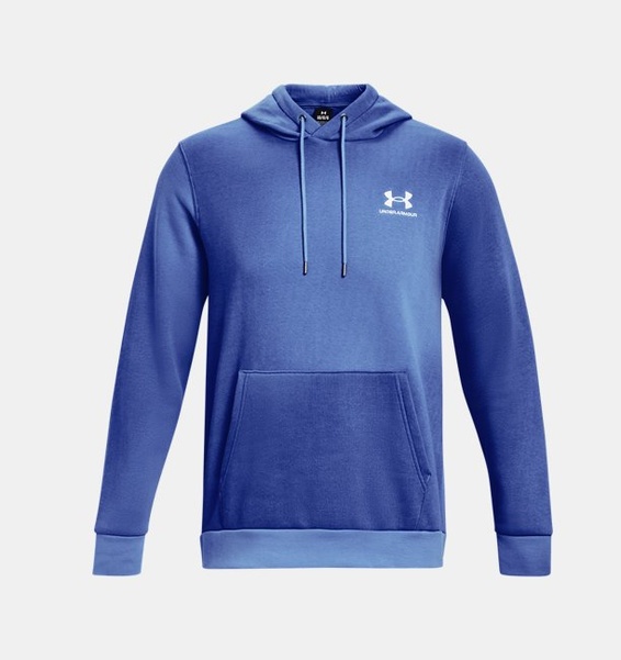 Lacivert Erkek UA Essential Fleece Kapüşonlu Üst