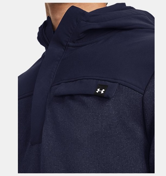 Lacivert Erkek UA Storm SweaterFleece Kapüşonlu Üst