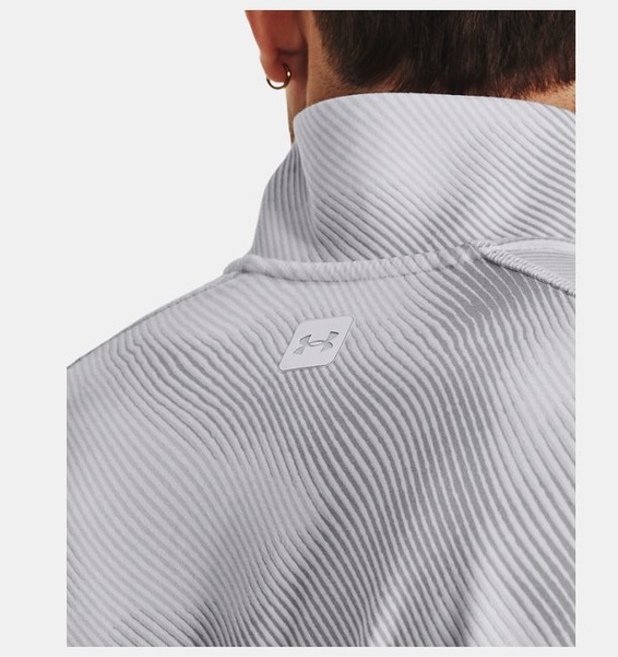 Beyaz Erkek UA Meridian Baskılı ¼ Fermuarlı Sweatshirt