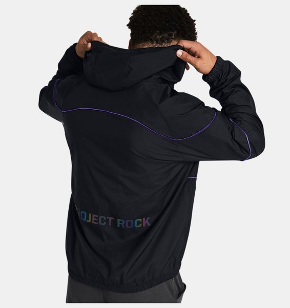 Siyah Erkek Project Rock Anorak Mont