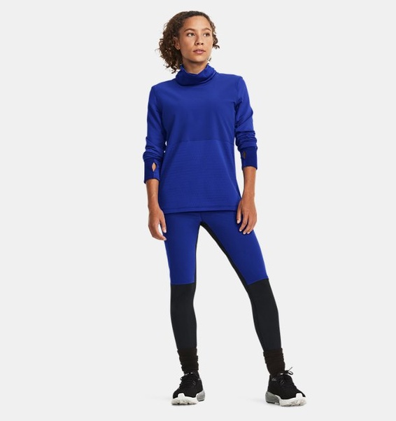Mavi Kadın UA Qualifier Cold Funnel Neck Uzun Kollu T-shirt