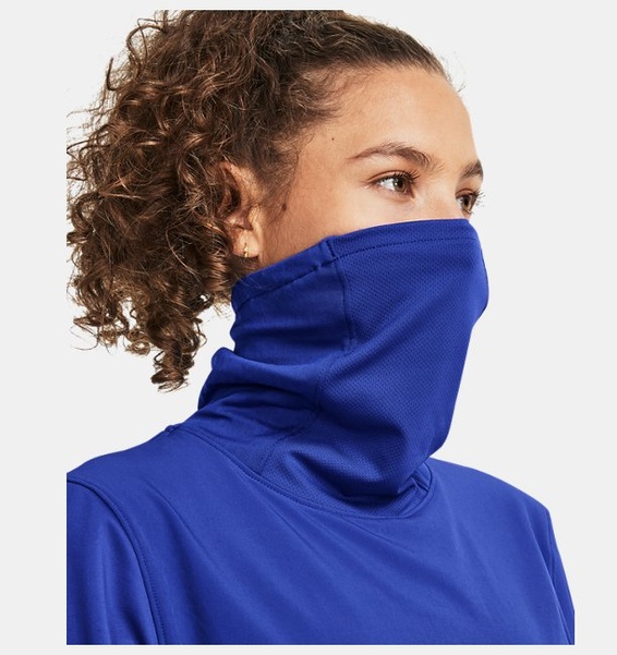 Mavi Kadın UA Qualifier Cold Funnel Neck Uzun Kollu T-shirt