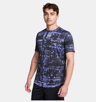 Erkek UA Challenger Pro Antrenman Kısa Kollu Baskılı T-shirt