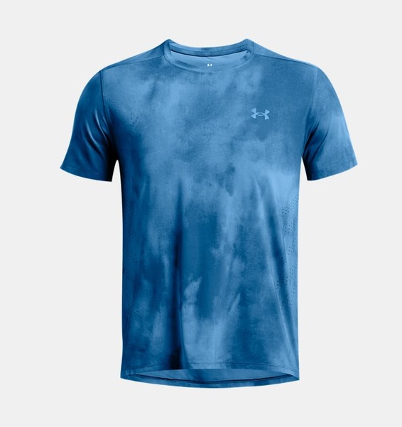 Mavi Erkek UA Launch Elite Wash Kısa Kollu T-shirt