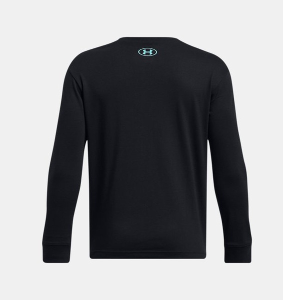 Siyah Erkek Çocuk Project Rock Graphic Uzun Kollu T-shirt