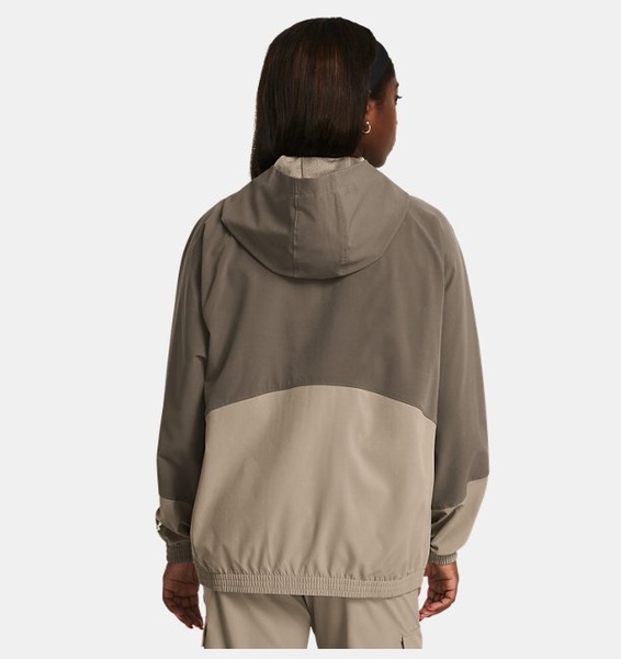 Kahverengi Kadın Armoursport Cargo Oversized Mont