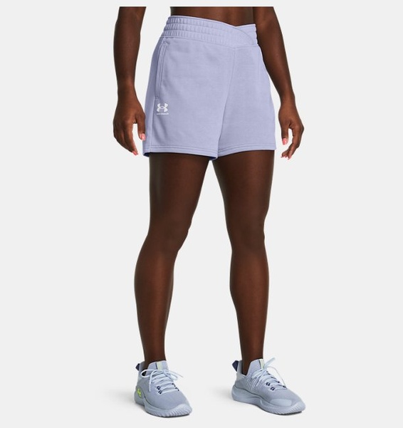 Lila Kadın UA Rival Terry Şort