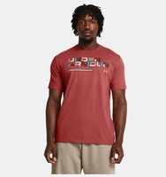 Erkek UA Colorblock Wordmark Kısa Kollu T-shirt