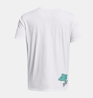 Erkek UA Heavyweight Logo İşlemeli Kısa Kollu T-shirt