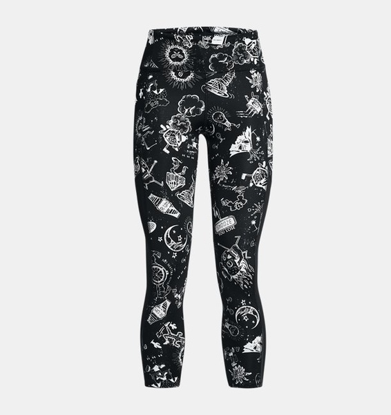 Siyah UA We Run Ankle Tights