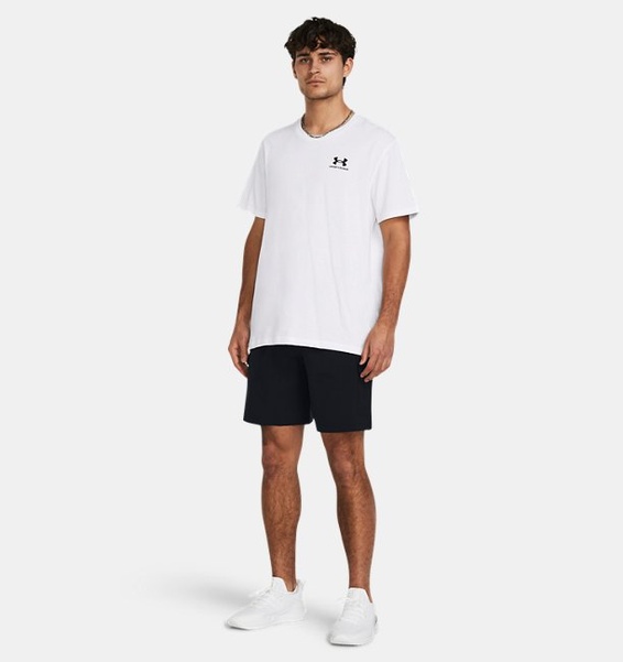 Siyah Erkek UA Stretch Dokuma Kargo Şort