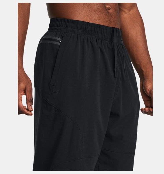 Siyah Erkek UA Unstoppable Vent Crop Eşofman Altı