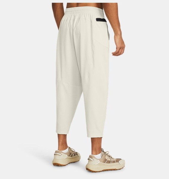 Bej Erkek UA Unstoppable Vent Crop Eşofman Altı