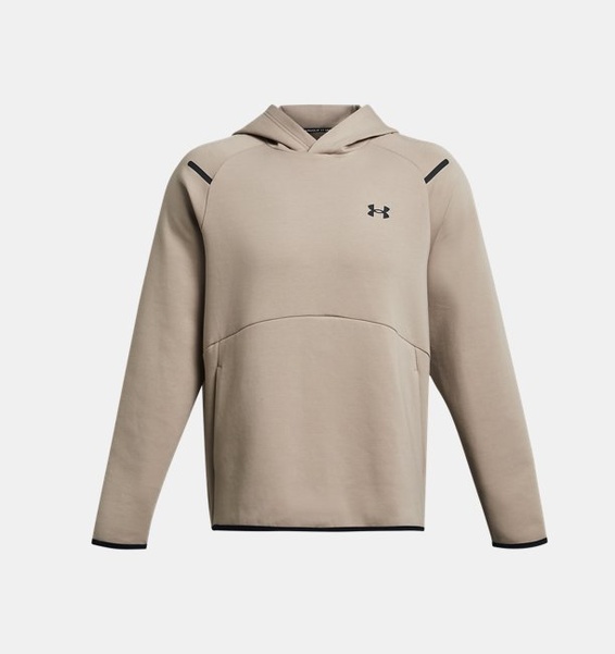 Kahverengi Erkek UA Unstoppable Fleece Kapüşonlu Üst