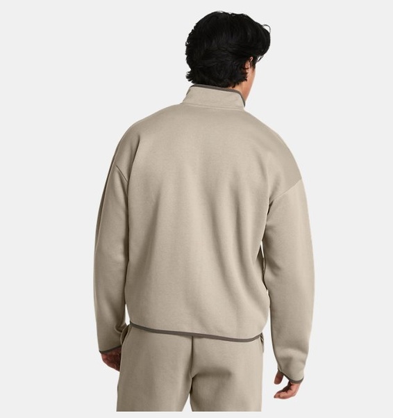 Kahverengi Erkek Project Rock Icon Fleece Full Zip Ceket