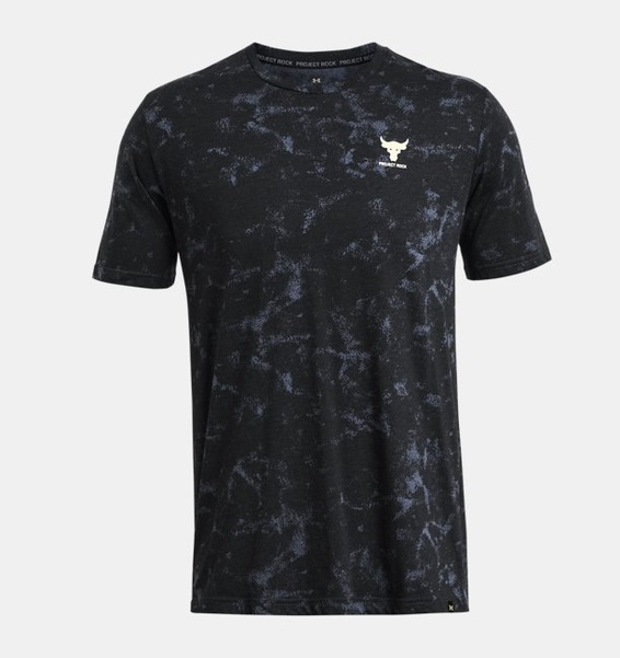 Siyah Erkek Project Rock Payoff Printed Graphic Kısa Kollu T-shirt
