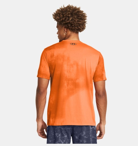 Turuncu Erkek Project Rock Payoff Printed Graphic Kısa Kollu T-shirt