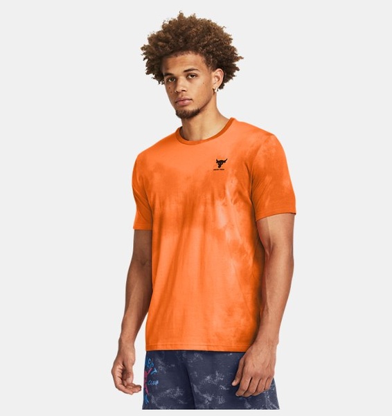 Turuncu Erkek Project Rock Payoff Printed Graphic Kısa Kollu T-shirt