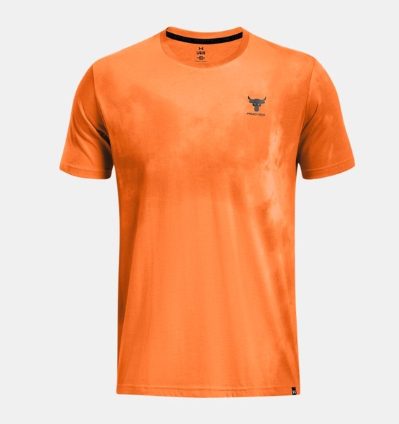 Turuncu Erkek Project Rock Payoff Printed Graphic Kısa Kollu T-shirt