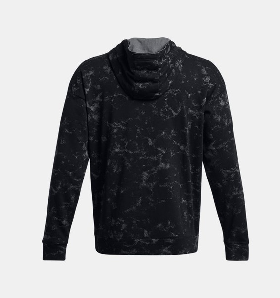 Siyah Erkek UA Project Rock Rival Terry Kapüşonlu Sweatshirt