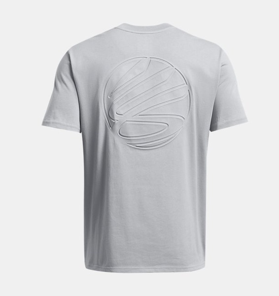 Gri Erkek Curry Heavyweight  İşlemeli T-shirt