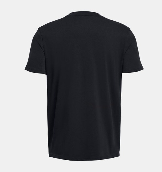 Siyah Erkek Curry İşlemeli Splash T-shirt