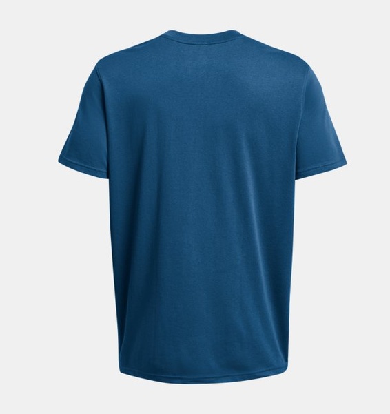 Petrol Mavisi Erkek Curry İşlemeli Splash T-shirt