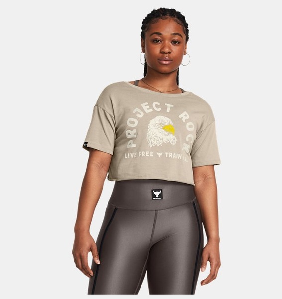 Kahverengi Kadın Project Rock Balance Graphic T-shirt