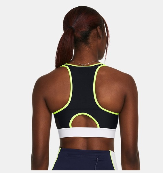 Siyah Kadın UA HeatGear® Armour High Pocket Spor Sütyeni