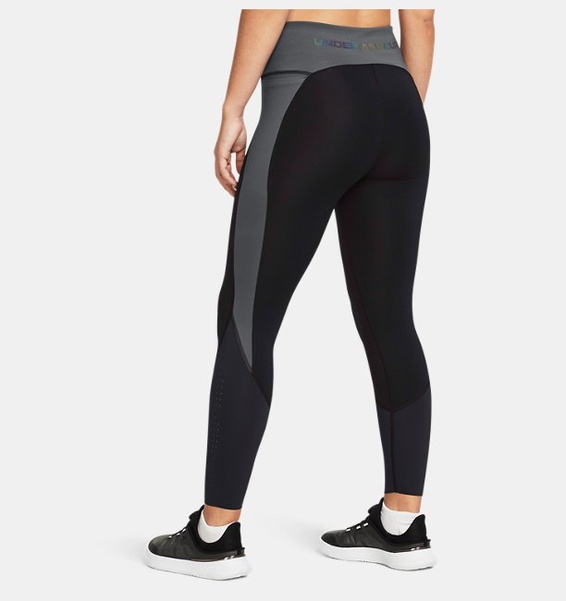 Siyah Kadın UA Vanish Elite Bilekte Tayt