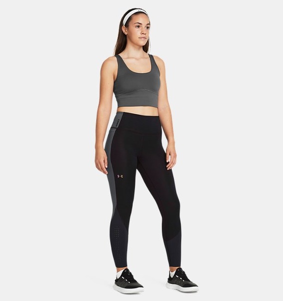 Siyah Kadın UA Vanish Elite Bilekte Tayt