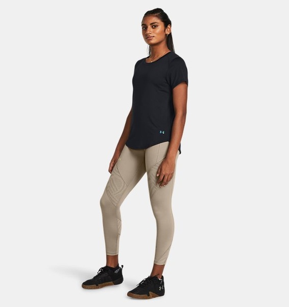 Siyah Kadın UA Vanish Elite Vent Kısa Kollu T-shirt