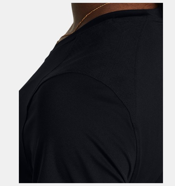 Siyah Kadın UA Vanish Elite Vent Kısa Kollu T-shirt