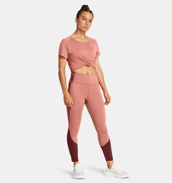 Pembe Kadın UA Vanish Elite Vent Kısa Kollu T-shirt