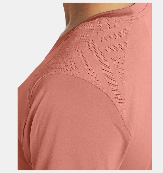 Pembe Kadın UA Vanish Elite Vent Kısa Kollu T-shirt