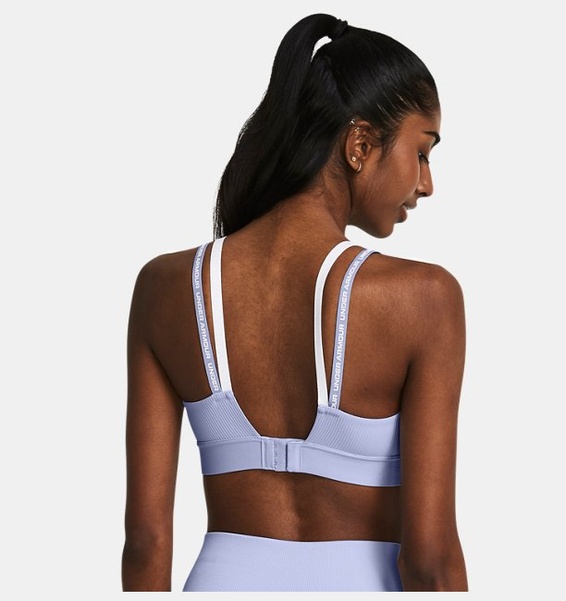 Lila Kadın UA Infinity 2.0 Mid Rib Spor Sütyeni